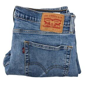 Levis 503 Mens Straight Fit Medium Wash Denim Jeans W36‎ L32 Cotton